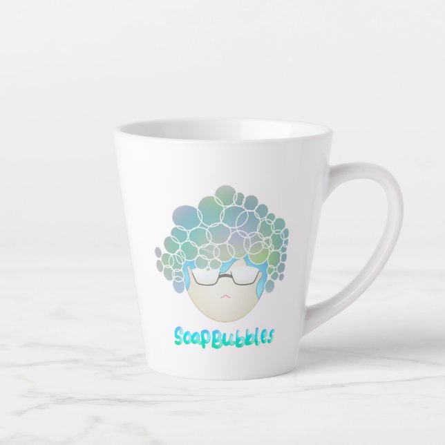 Tasse Latte Bulles de savon (Droite)