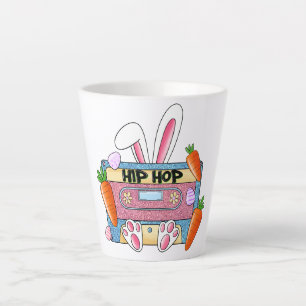 Tasse Latte Bunny de bande de cassette Hip hop