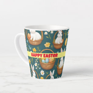 Tasse Latte Bunny Pâques Collection moderne