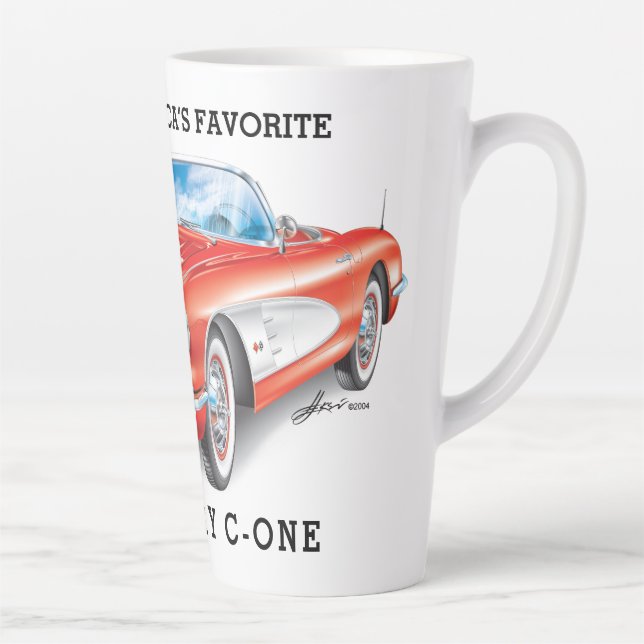 TASSE LATTE  C-ONE AUTOMOBILE ART (Droite)