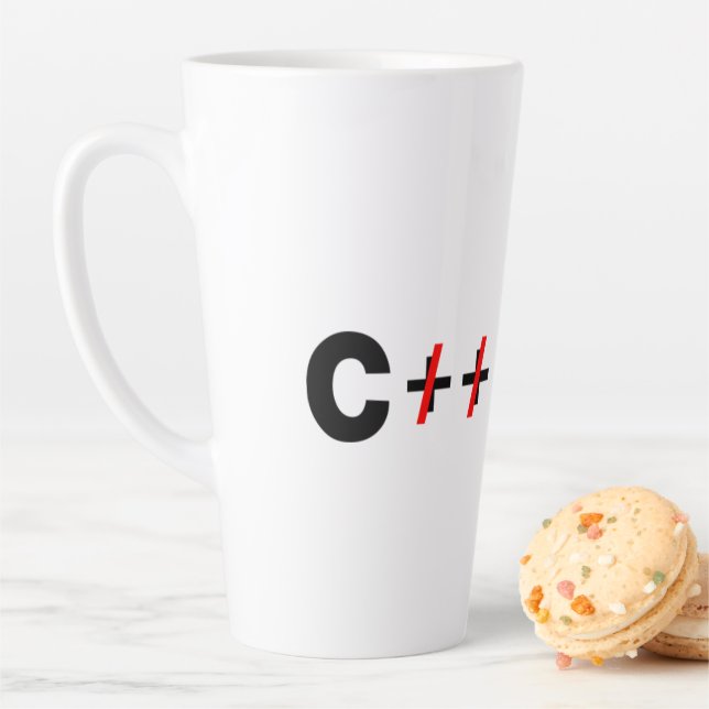 Tasse Latte C, pas C++ (En situation)