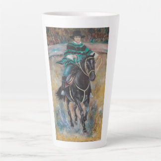 Tasse Latte Caballo y Jinete