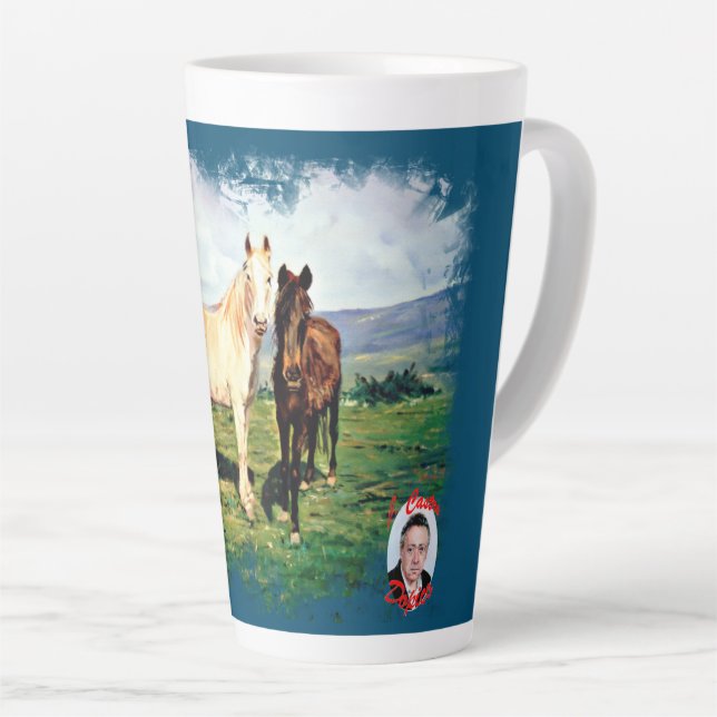 Tasse Latte Caballos (Angle droit)
