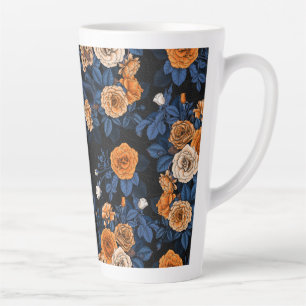 Tasse Latte Caché en rose, orange et bleu