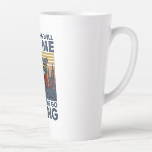 Tasse Latte Cadeau Camper   Aller Randonnée Avec Chat Annivers