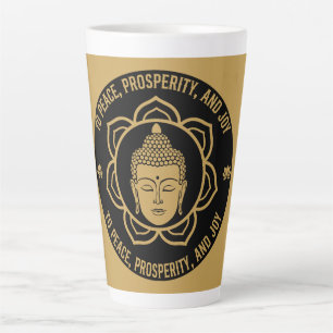 Tasse Latte Cadeau de chance Mantra bouddhiste