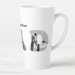 Tasse Latte Cadeau de la fête des pères pour papa \ Meilleur p