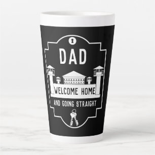 Tasse Latte Cadeau de libération de prison, sortez de prison