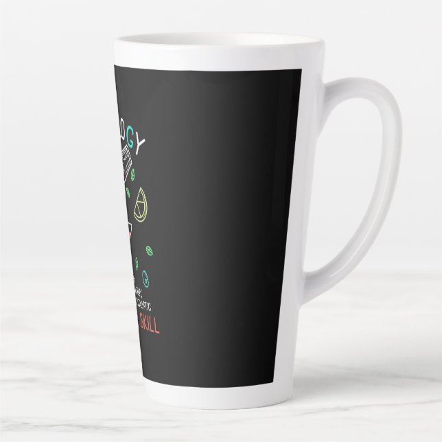Tasse Latte Cadeau de Noël | Barman Mixologue (Droite)