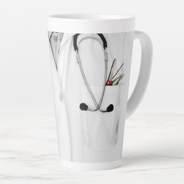 Tasse Latte Cadeau de nouveauté personnalisé (Angle droit)