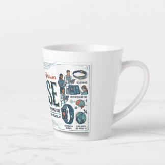 Tasse Latte Cadeau d'infirmière biomédicale