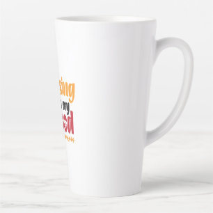 Tasse Latte Cadeau d'infirmière Soigner dans mon sang