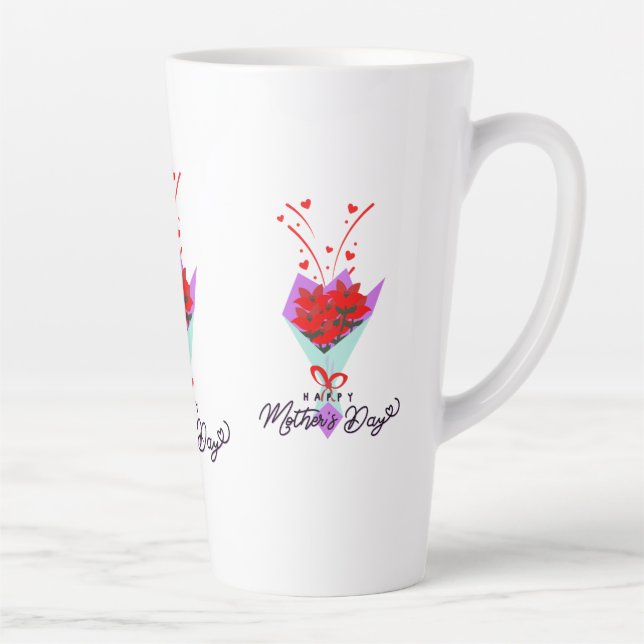 TASSE LATTE CADEAU FÊTE DES MÈRES (Droite)