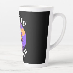 Tasse Latte Cadeau Halloween Sorcière de base