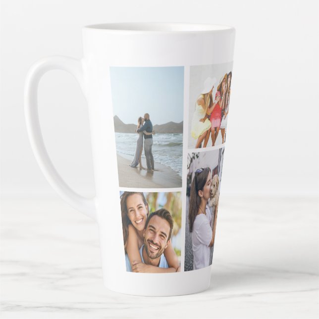 Tasse Latte Cadeau photo multi moderne (Gauche)