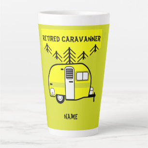 Tasse Latte Cadeaux de Caravane Retraité Art Amour Ma Caravan