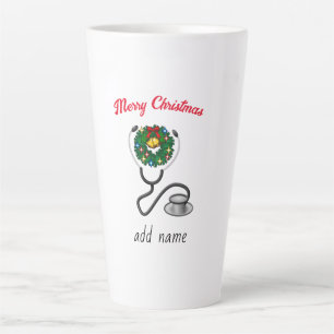 Tasse Latte Cadeaux de Noël pour docteur Meilleur docteur qui