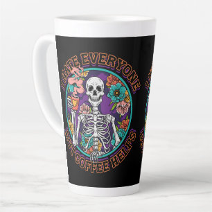 Tasse Latte Cadeaux pour amateurs de café J'aime tout le monde