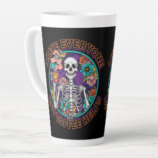 Tasse Latte Cadeaux pour amateurs de café J'aime tout le monde