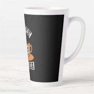 Tasse Latte Café Art Café Et Mascara