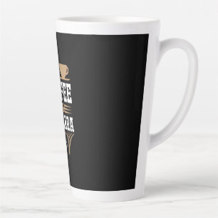 Tasse Latte Café Art Café Et Mascara
