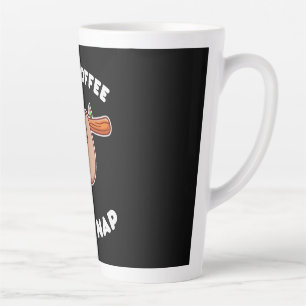 Tasse Latte Café Art Iced Café Puis Siroter