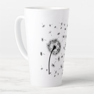 Tasse Latte Café Boutique Lâchez Pissenlit Botanique