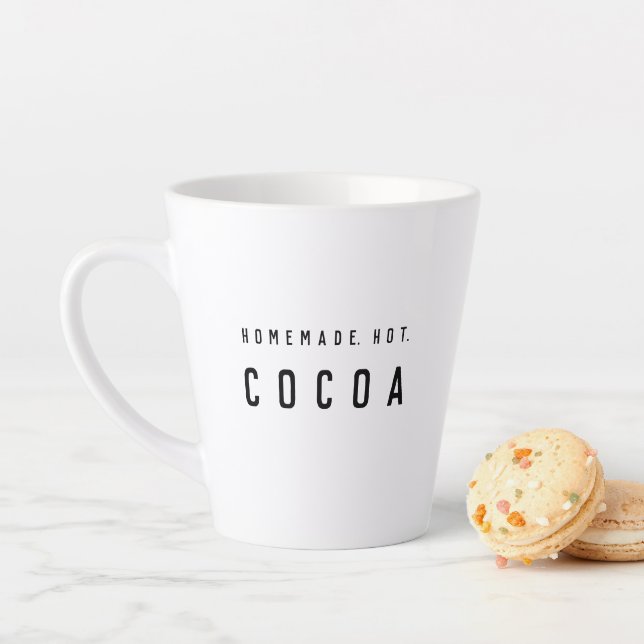 Tasse Latte Café Chic Chic Chocolat Maison Chocolat (En situation)
