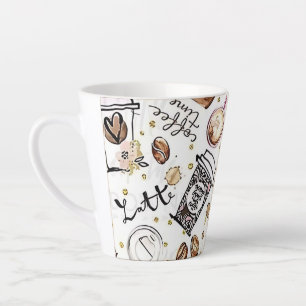 Tasse Latte café d'abord