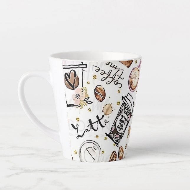 Tasse Latte café d'abord (Gauche)