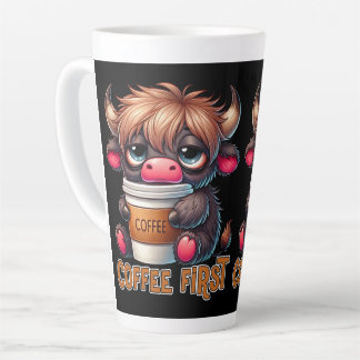 Tasse Latte Café d'abord