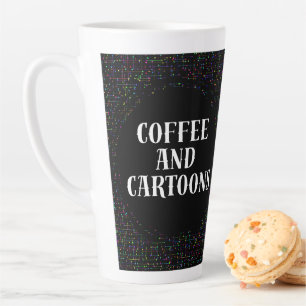 Tasse Latte Café et dessins animés