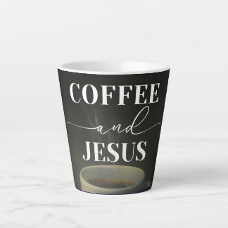 Tasse Latte Café et Jésus