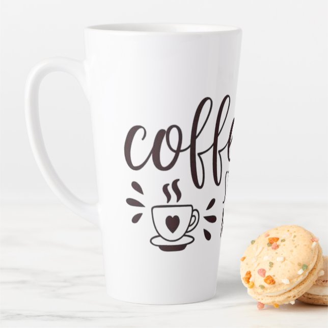 Tasse Latte Café - Liquide d'entrée pour le matin défectueux L (En situation)