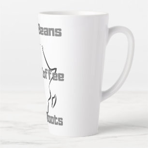 Tasse Latte Café noir