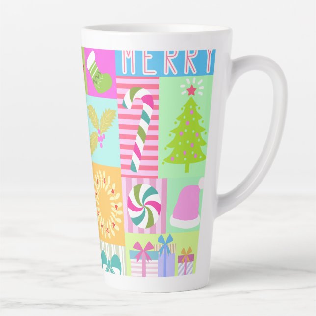 Tasse Latte Calendrier de Noël (Droite)