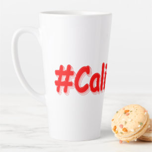 Tasse Latte "#California" Joli Design. Commandez dès maintenan