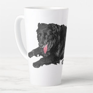 Tasse Latte Calme de la langue de l'Ember pour les matins feui