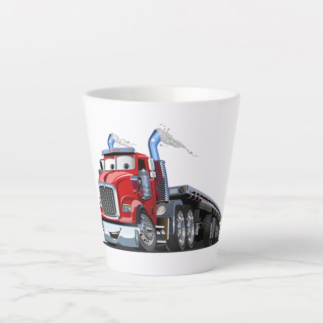Tasse Latte Camion de dessin (Devant)