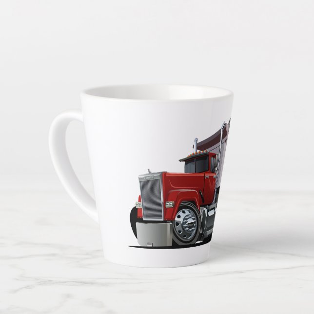 Tasse Latte Camion de dessin (Angle gauche)