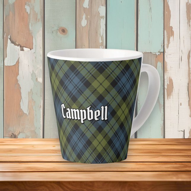 Tasse Latte Campbell Tartan (Créateur téléchargé)