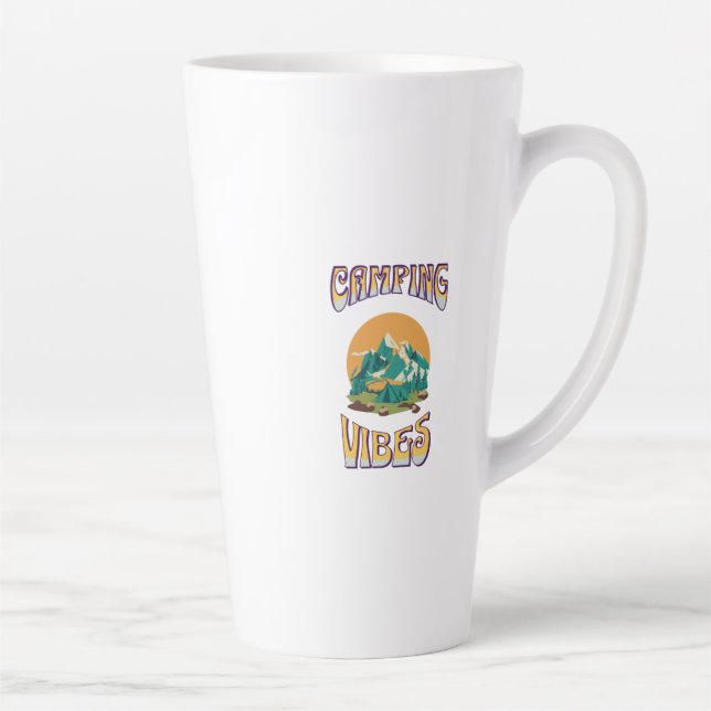 Tasse Latte Camping théière à thème (Droite)