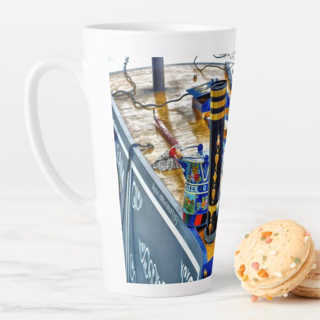 TASSE LATTE CANAL NARROWBOAT (En situation)