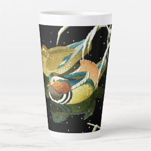 Tasse Latte canard de mandarine japonais Cool neige d'étang no