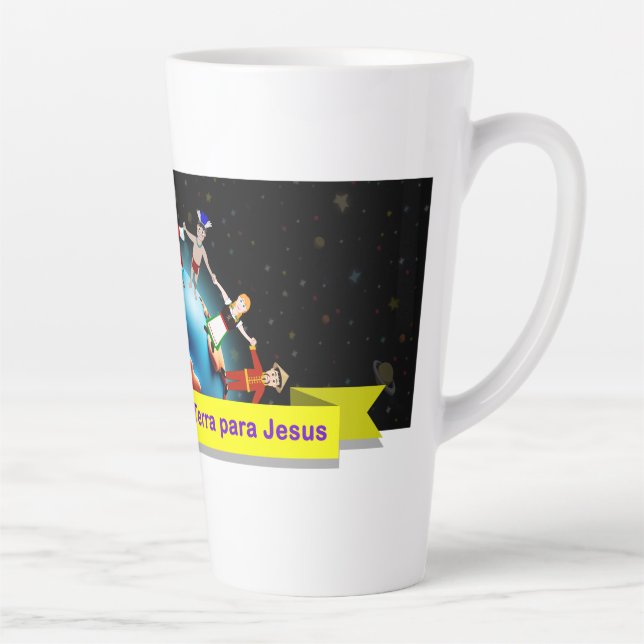 Tasse Latte Caneca Crianças para Jesus (Biblinha e Turminha) (Droite)