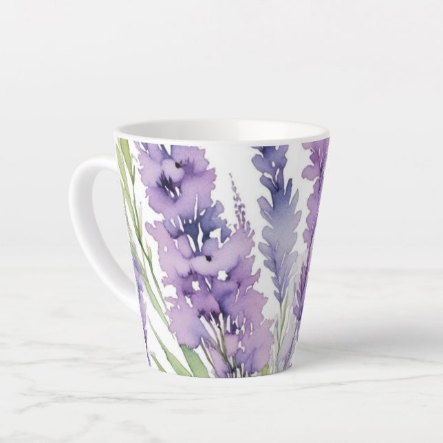 Tasse Latte Caneca para café latte Lilac (Angle gauche)