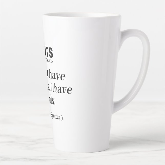 Tasse Latte Caneca Série Suits (Droite)