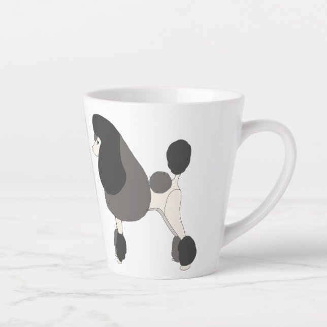 Tasse Latte Caniche de Compétition (Droite)