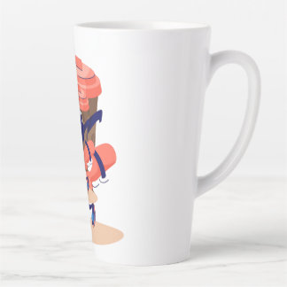 Tasse Latte Caractère café cool et drôle