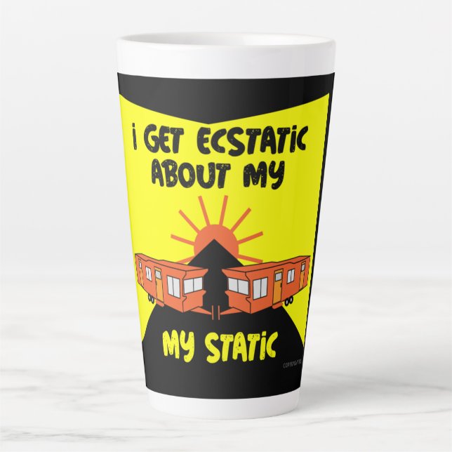 Tasse Latte Caravane | Caravanes statiques | Camping Caravan | (Devant)